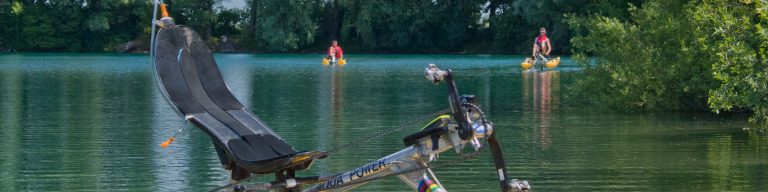 Flyak Human Powered Hydrofoil - Human Power and Ingenuity