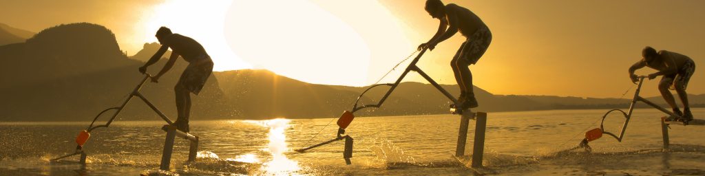 Human Powered Hydrofoil - Human Power and Ingenuity